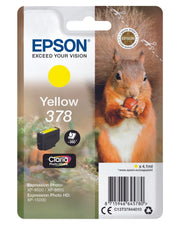 Epson Original 378 Eichhörnchen Druckerpatrone gelb 360 Seiten 4,1ml (C13T37844010)
