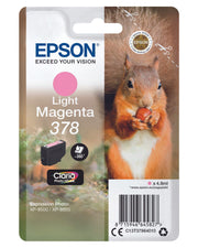 Epson Original 378 Eichhörnchen Druckerpatrone magenta hell 360 Seiten 4,8ml (C13T37864010)