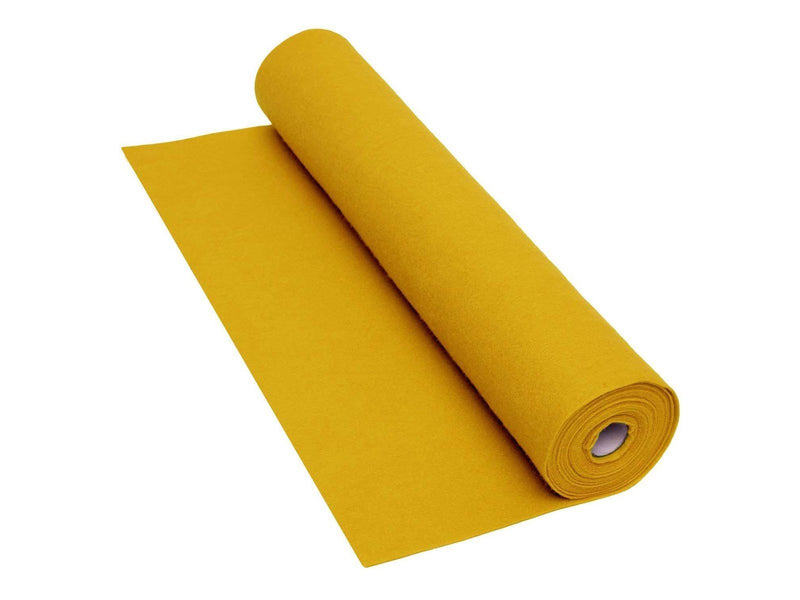 Colorations - Dark Yellow Felt Roll - 160 gsm 5 m x 45 cm