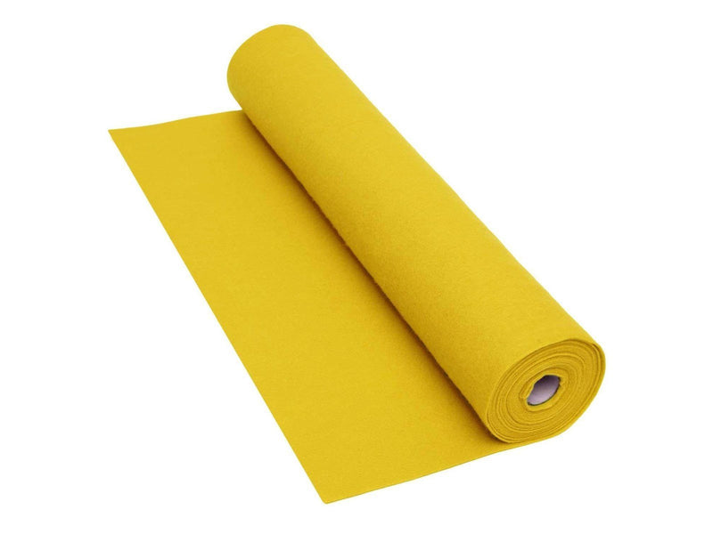 Colorations - Yellow Felt Roll - 160gsm 5m x 45cm