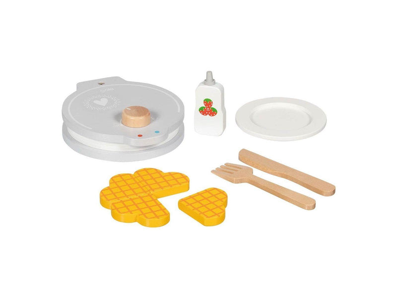 Goki - Wooden Waffle Maker with Accessories 9 pcs.