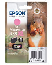 Epson Original 378XL Eichhörnchen Druckerpatrone magenta hell 830 Seiten 10,3ml (C13T37964010)