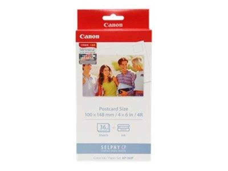 Canon KP-36IP Color Ink Paper Set for Selphy