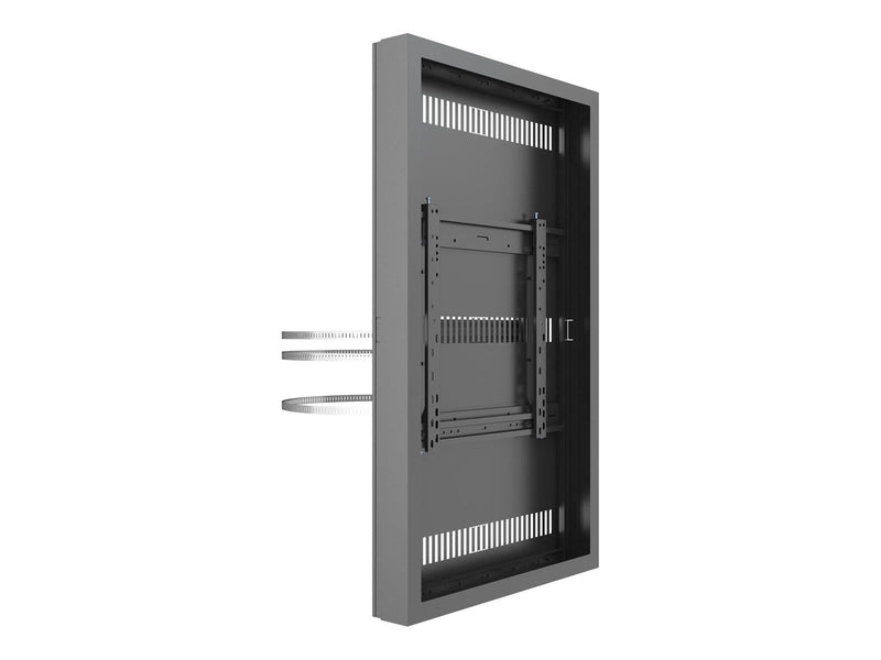 Multibrackets M Pro Series enclosure - for digital signage LCD panel - medium - black RAL 9005 30 kg 50" Up to 400 x 500 mm*