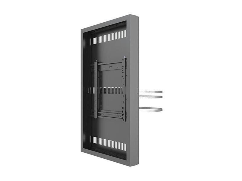 Multibrackets M Pro Series enclosure - for digital signage LCD panel - medium - black RAL 9005 30 kg 50" Up to 400 x 500 mm*