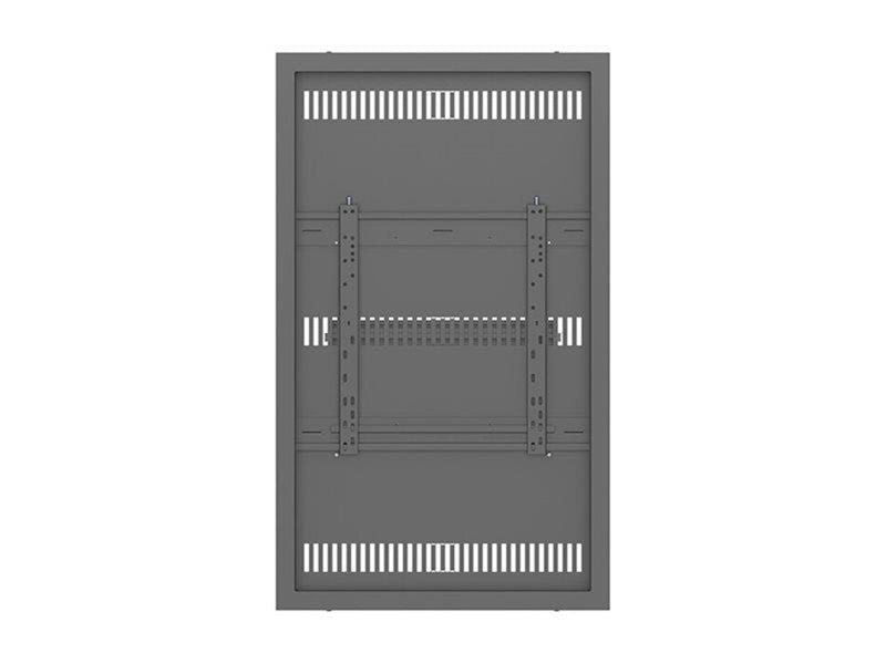 Multibrackets M Pro Series enclosure - for digital signage LCD panel - medium - black RAL 9005 30 kg 50" Up to 400 x 500 mm*