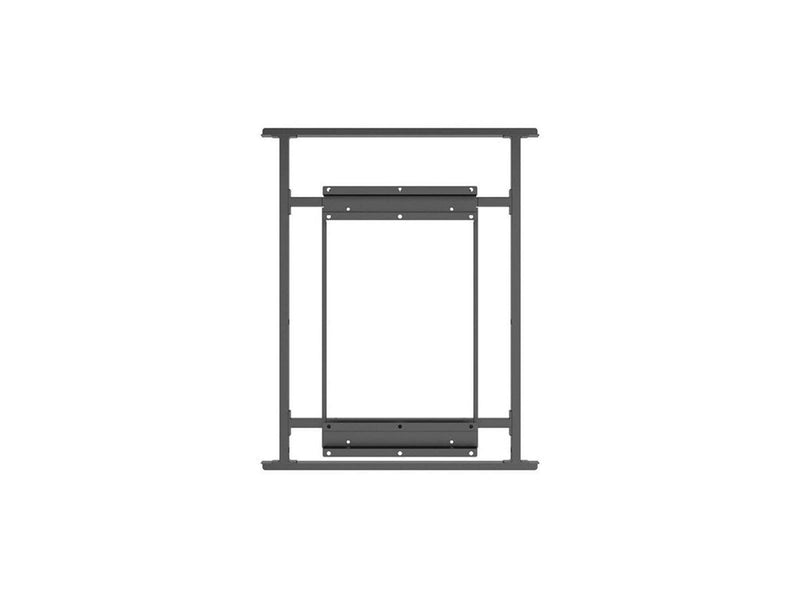 Multibrackets M Pro mounting kit - for flat panel - IP75 portrait anti-corrosion anti-theft - black 75 kg 75"