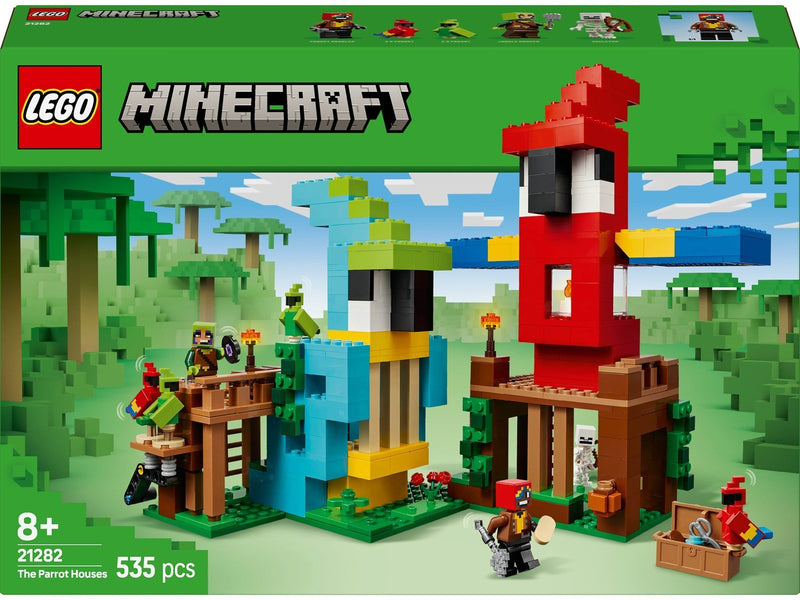 LEGO Minecraft 21282 Die Papageienhäuser