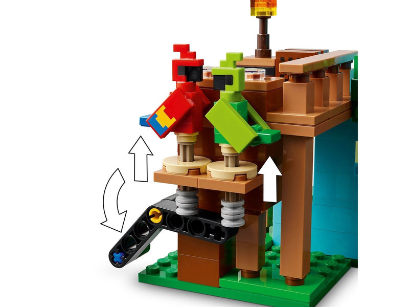 LEGO Minecraft 21282 Die Papageienhäuser