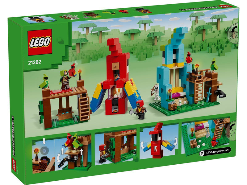 LEGO Minecraft 21282 Die Papageienhäuser