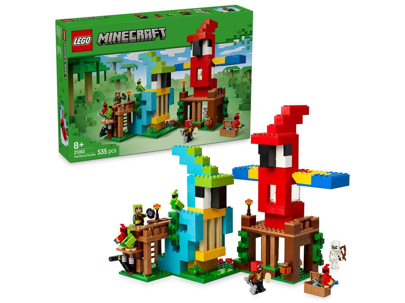 LEGO Minecraft 21282 Die Papageienhäuser