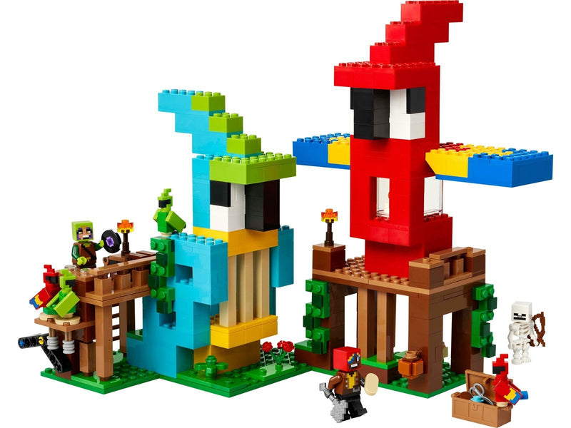 LEGO Minecraft 21282 Die Papageienhäuser