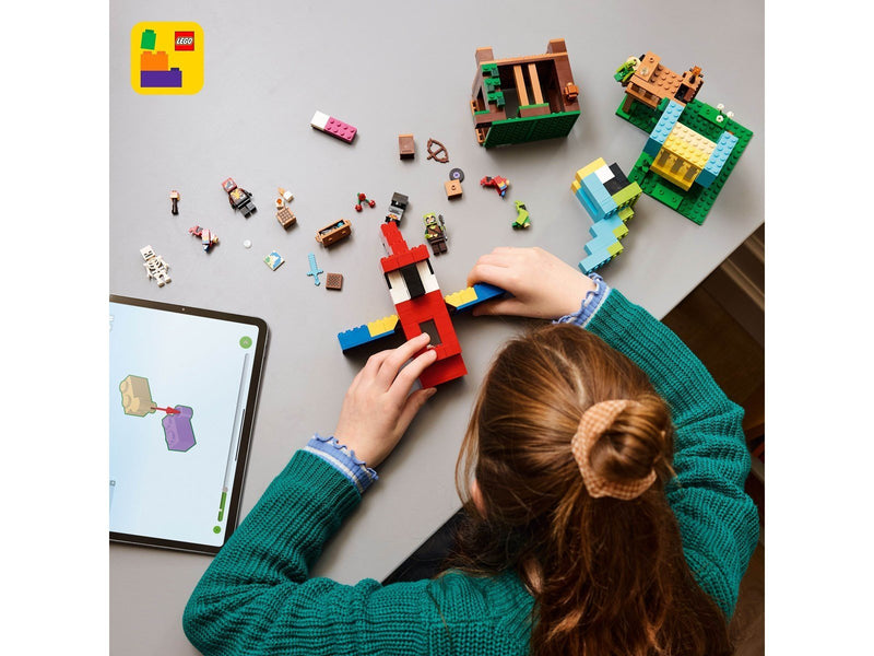 LEGO Minecraft 21282 Die Papageienhäuser