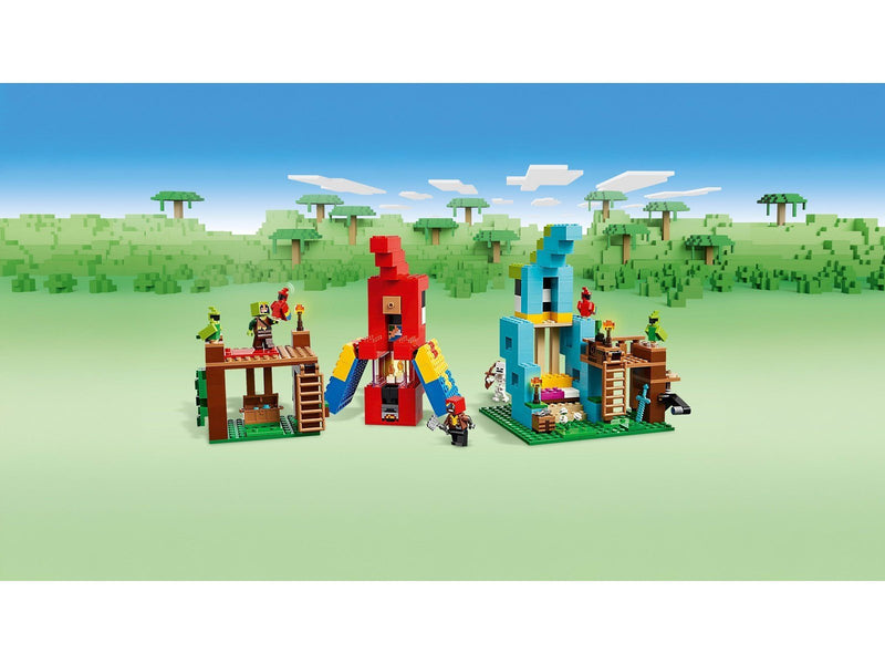 LEGO Minecraft 21282 Die Papageienhäuser
