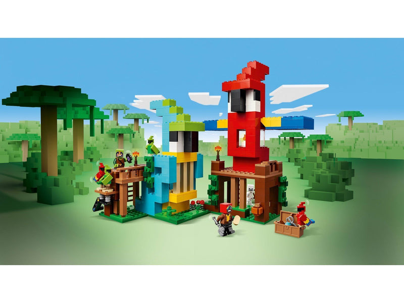 LEGO Minecraft 21282 Die Papageienhäuser