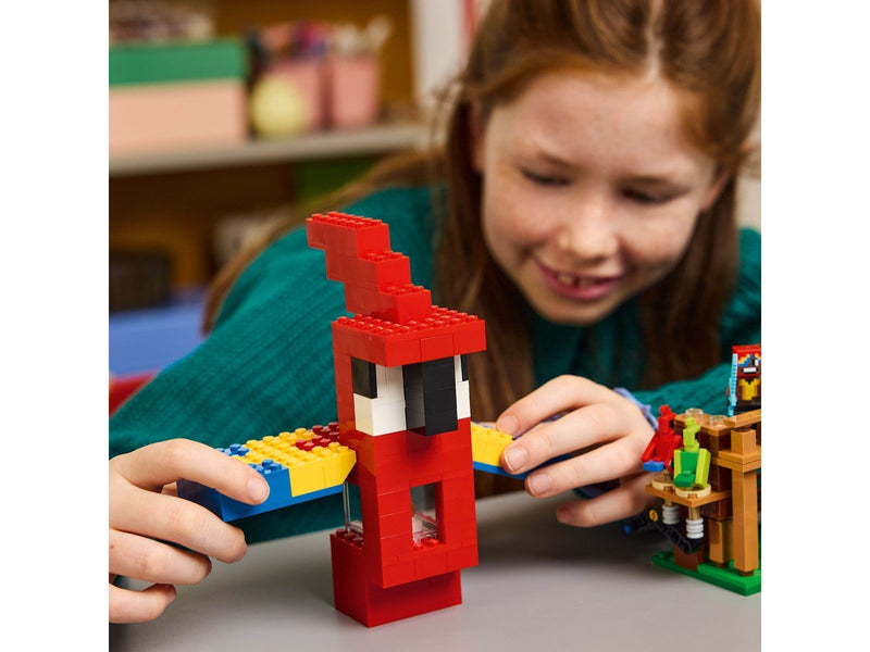 LEGO Minecraft 21282 Die Papageienhäuser