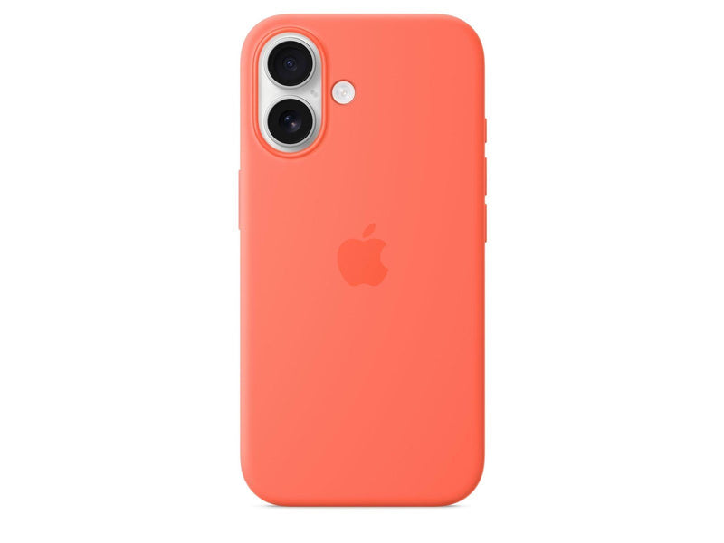 Apple iPhone 16 Silicone Case with MagSafe - Tangerine