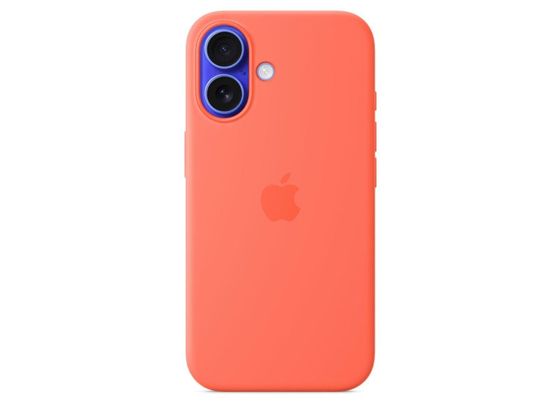 Apple iPhone 16 Silicone Case with MagSafe - Tangerine