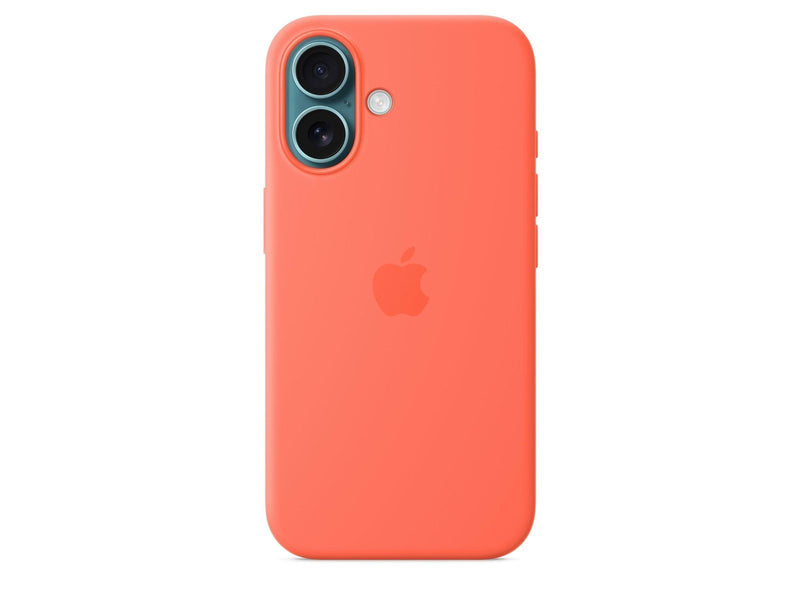 Apple iPhone 16 Silicone Case with MagSafe - Tangerine