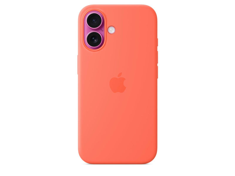 Apple iPhone 16 Silicone Case with MagSafe - Tangerine