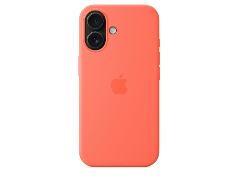 Apple iPhone 16 Silicone Case with MagSafe - Tangerine