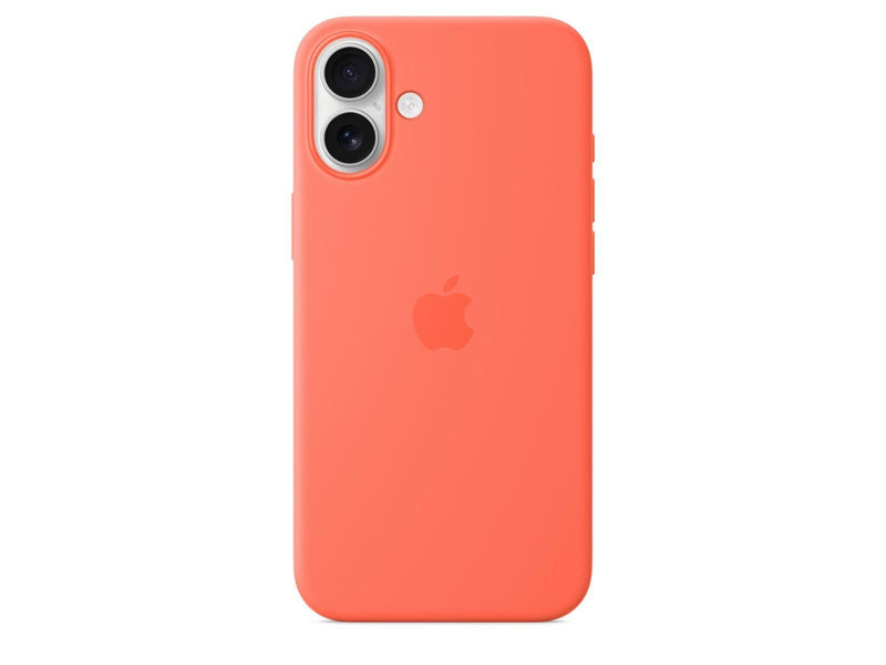 Apple iPhone 16 Plus Silicone Case with MagSafe - Tangerine