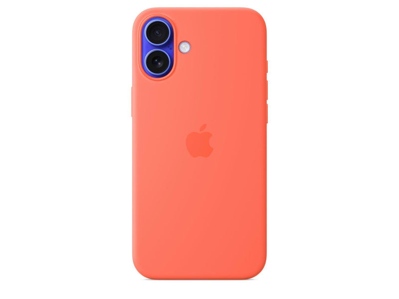 Apple iPhone 16 Plus Silicone Case with MagSafe - Tangerine