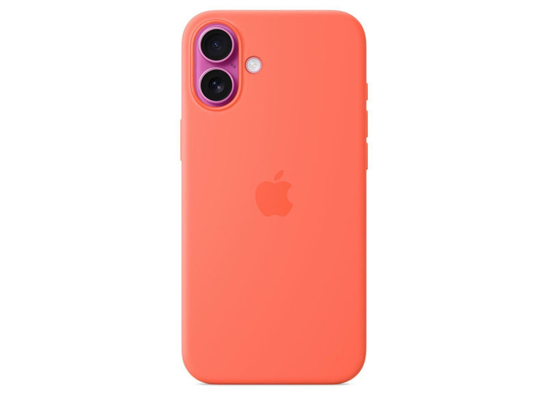 Apple iPhone 16 Plus Silicone Case with MagSafe - Tangerine