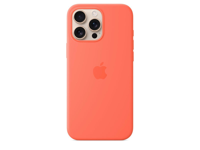Apple iPhone 16 Pro Max Silicone Case with MagSafe - Tangerine