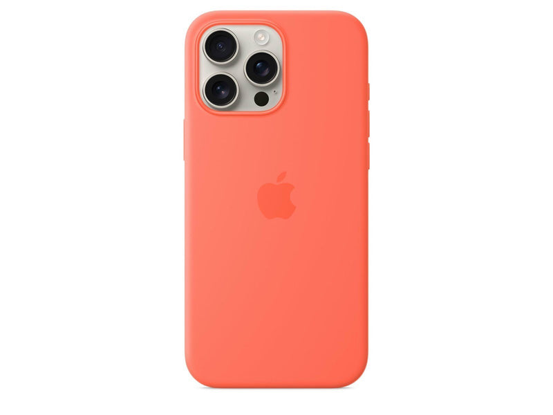 Apple iPhone 16 Pro Max Silicone Case with MagSafe - Tangerine