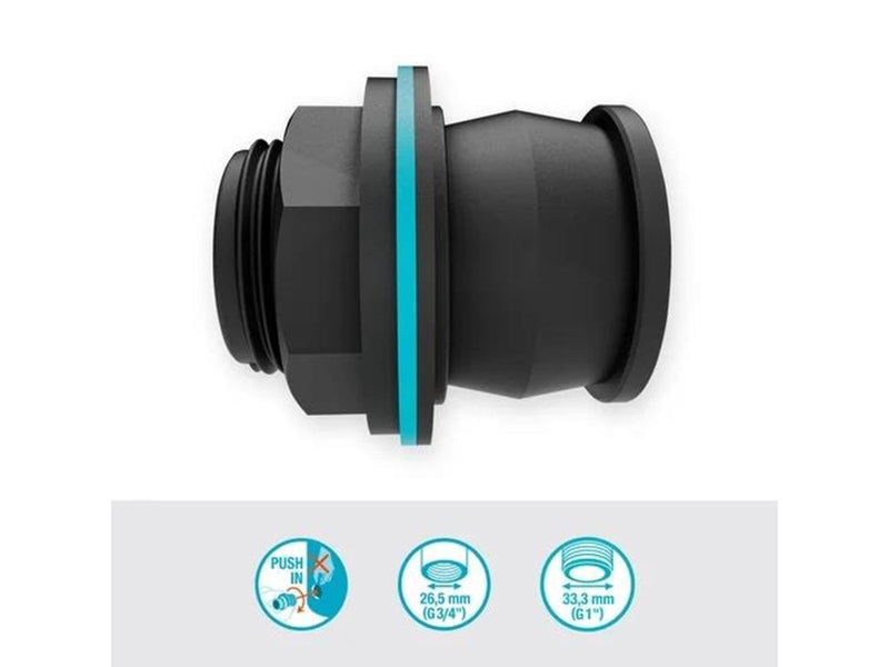 Gardena Tank connector Push IN G1"/G3/4"