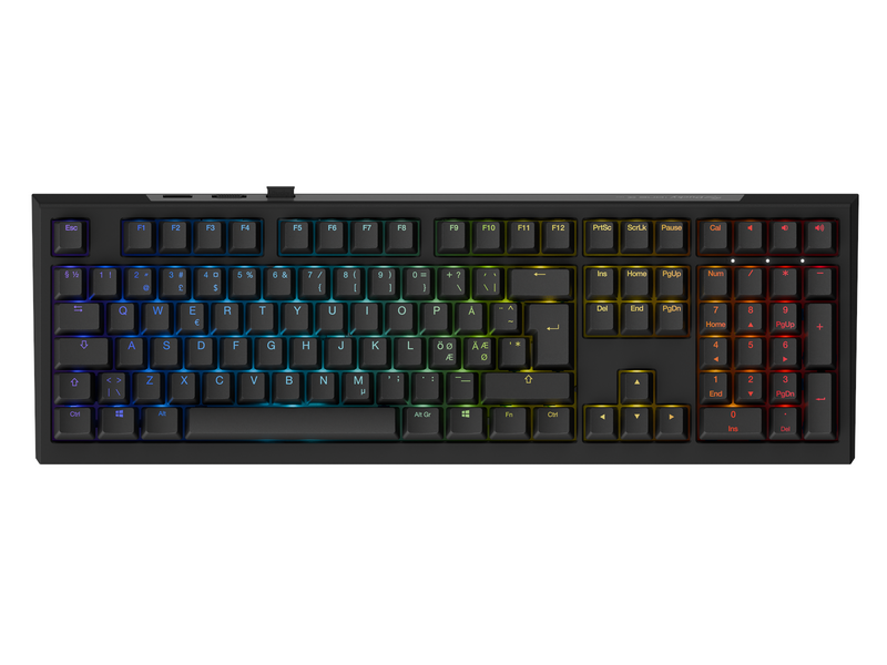 Ducky One X - Fullsize 100% - Gaming Tastaturen - Nordisch - Schwarz
