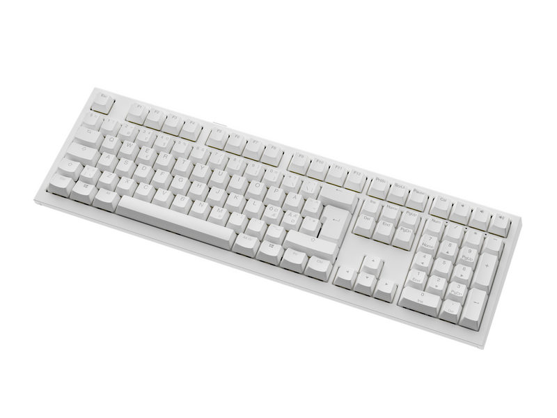 Ducky One X - Fullsize 100% - Gaming Tastaturen - Nordisch - Weiss