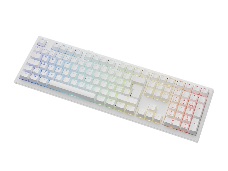 Ducky One X - Fullsize 100% - Gaming Tastaturen - Nordisch - Weiss