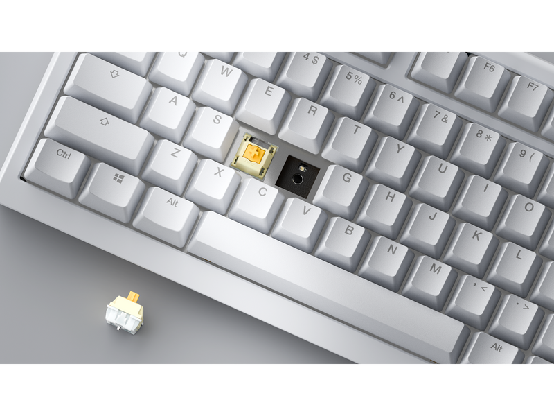 Ducky One X - Fullsize 100% - Gaming Tastaturen - Nordisch - Weiss