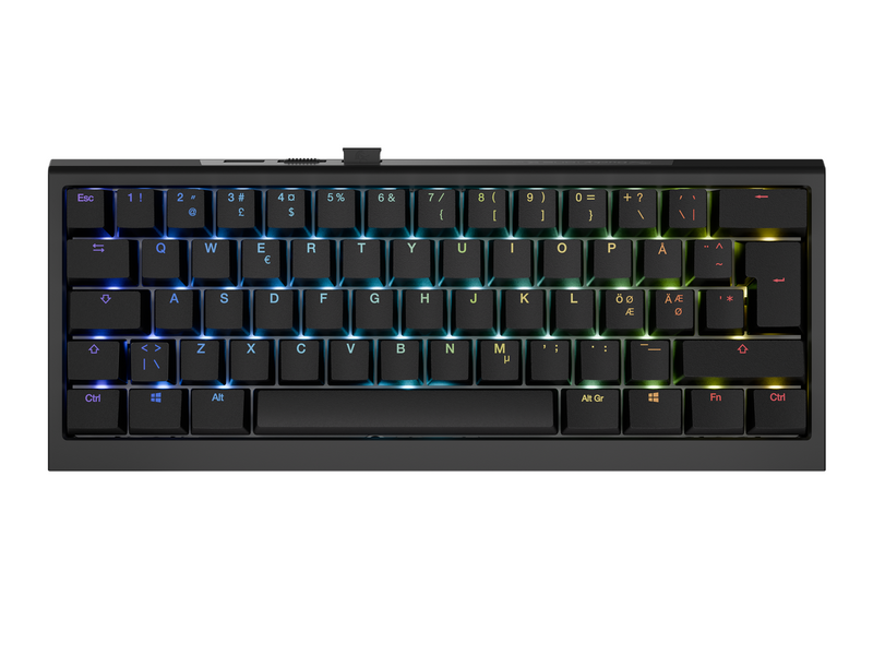 Ducky One X - Mini 60% - Gaming Tastaturen - Nordisch - Schwarz