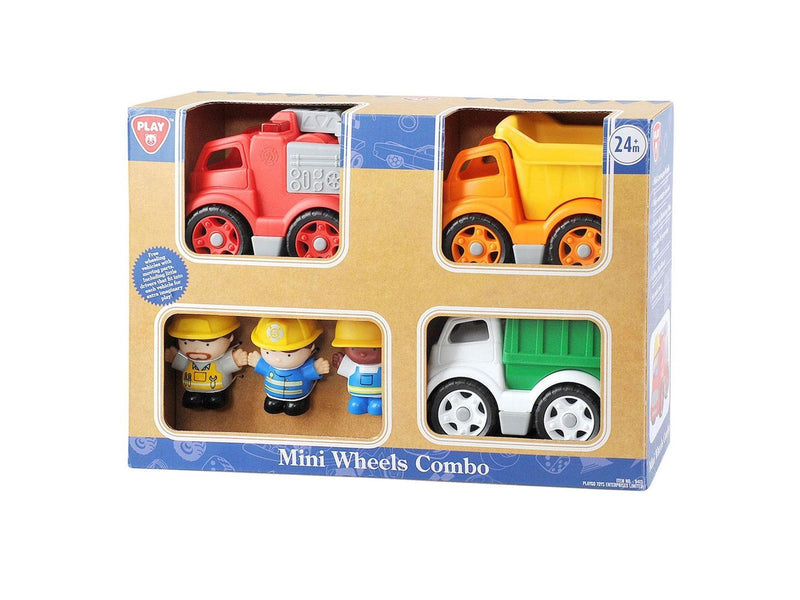 PLAY - Work Vehicles with Figures Playset 6pcs.