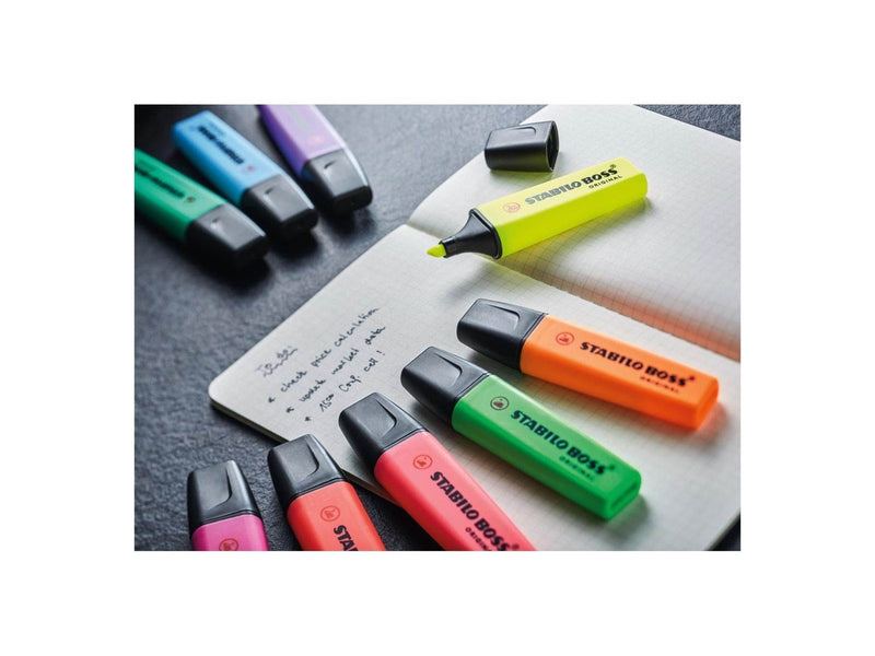 STABILO BOSS ORIGINAL - Highlighter - Set With 4 Pieces