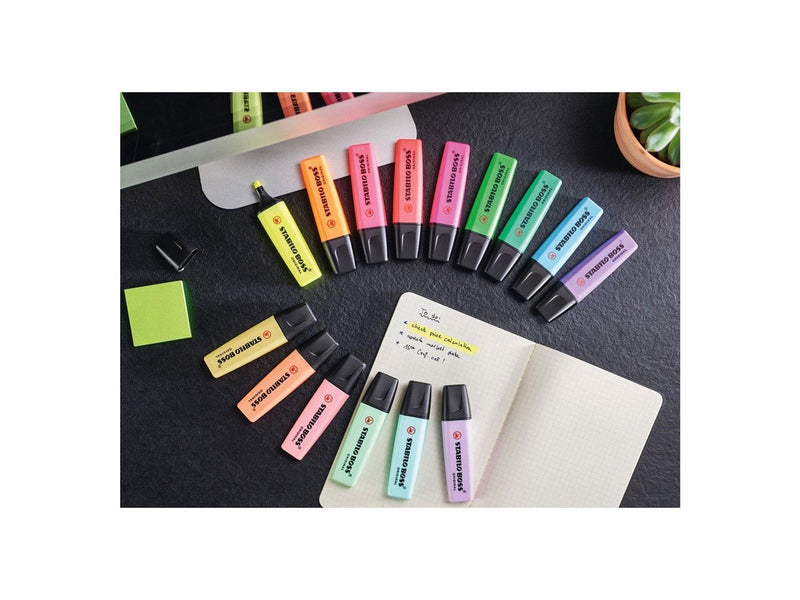 STABILO BOSS ORIGINAL - Highlighter - Set With 4 Pieces