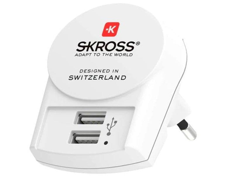 SKross Euro USB Charger - 2xType A