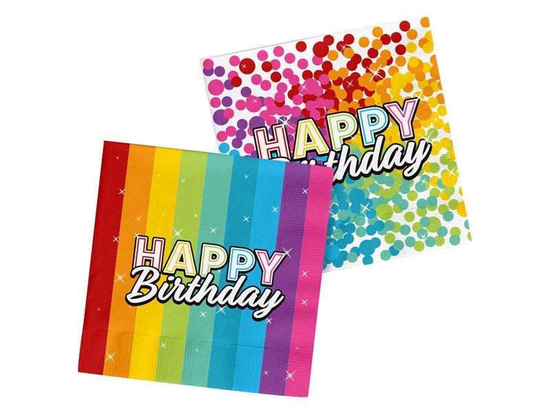 Folat BV - Napkins Happy Birthday 20 pcs.