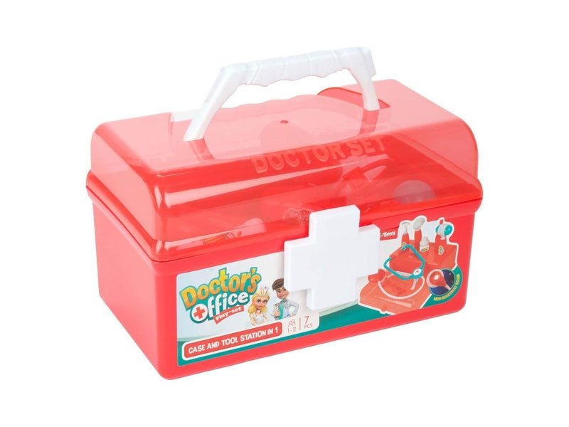 Toi-Toys - Doctor's Case Red with Accessories 7 pcs.