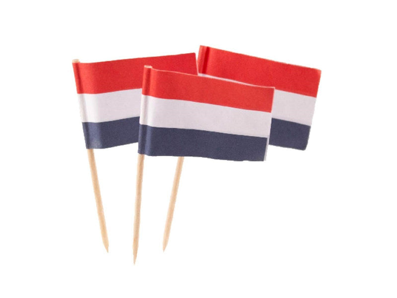 Folat BV Cocktail sticks Dutch Flag 50 pcs.