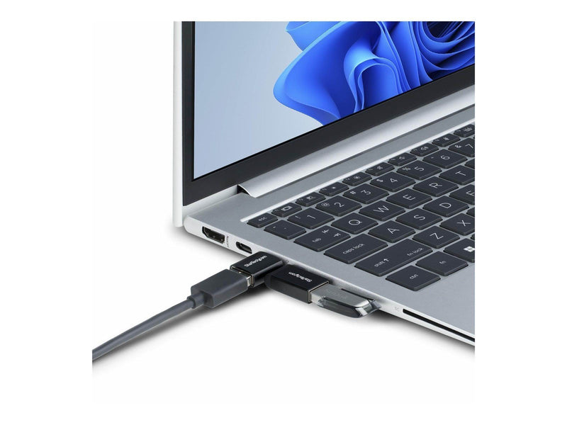 StarTech.com Right Angled USB-C to USB-A Adapter USB 5Gbps Compact USB-C Male to USB-A Female Adapter Metal Housing M/F - USB-C