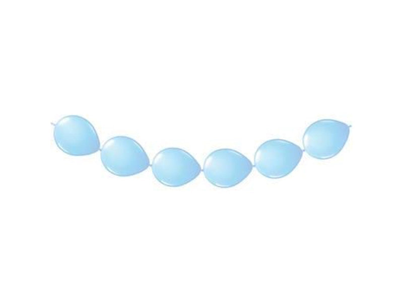 Folat BV Light Blue Knot Balloons 8 pcs.