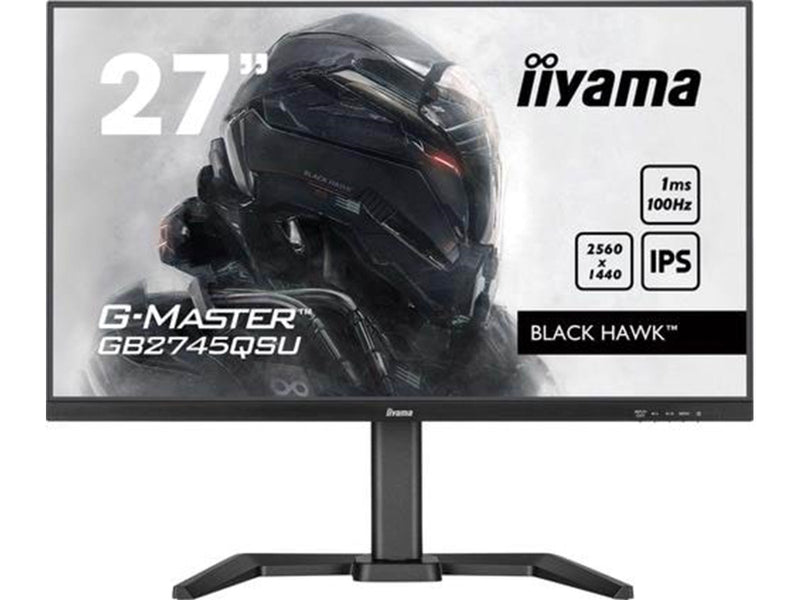 27" iiyama G-MASTER Black Hawk GB2745QSU-B2 - LED monitor - 27"