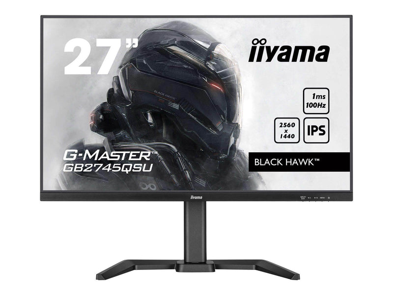 27" iiyama G-MASTER Black Hawk GB2745QSU-B2 - LED monitor - 27"