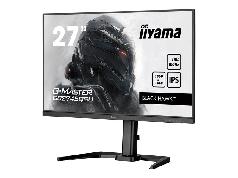 27" iiyama G-MASTER Black Hawk GB2745QSU-B2 - LED monitor - 27"