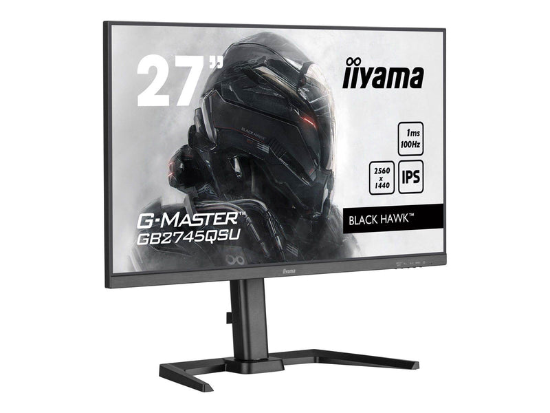 27" iiyama G-MASTER Black Hawk GB2745QSU-B2 - LED monitor - 27"