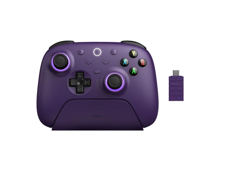 8BitDo Ultimate 2 Wireless 2.4G - TMR - RGB - Purple - Wireless Controller - PC